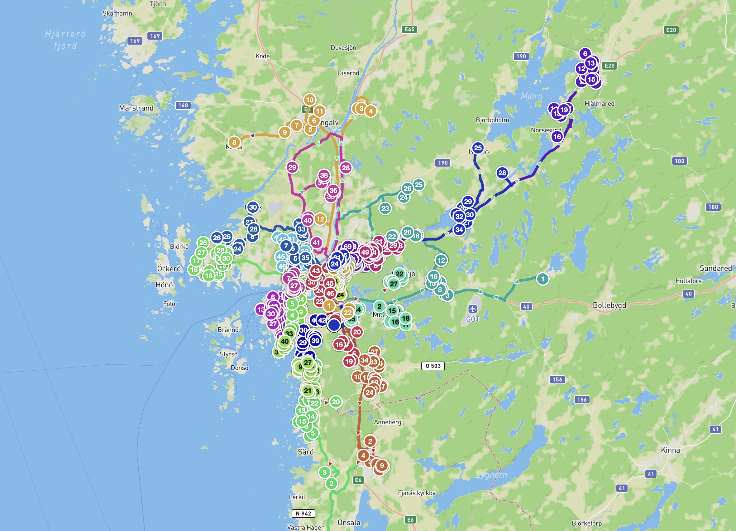 RouteRunner.ai overview dashboard example